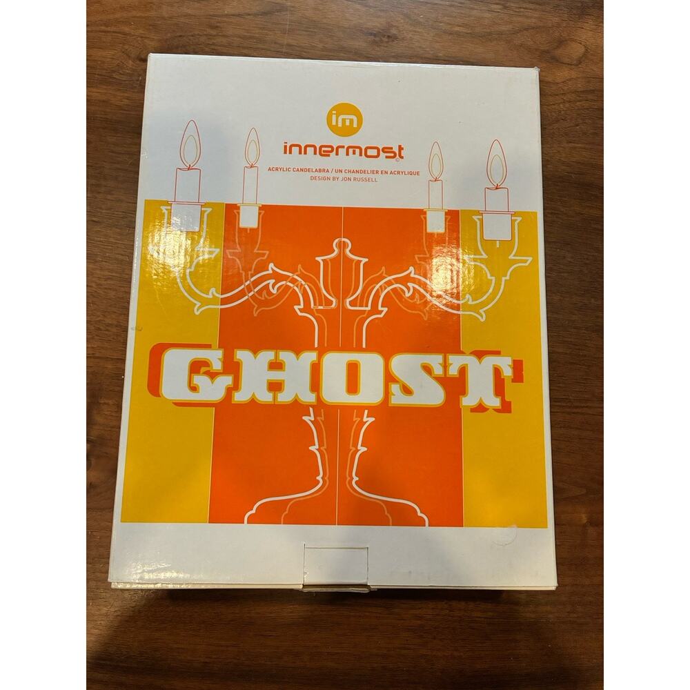 Vintage Innermost Ghost Candelabra By Jon Russell MCM Acrylic